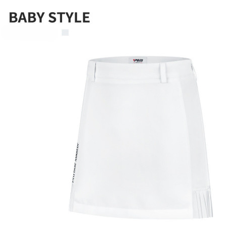 PGM QZ074 ผู้หญิงกอล์ฟสั้นกระโปรงฤดูร้อนกีฬาสุภาพสตรีเสื้อผ้านุ่มยืดหยุ่นแห้งเร็ว Image5