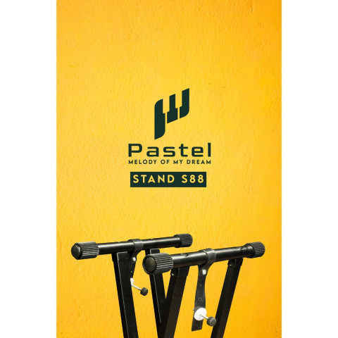 Pastel S88 ขาตั้งคียบอร์ด X คู่ มีตัวจับปรับระดับ Image4