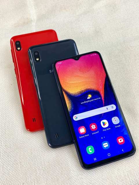 มือถือซัมซุง A10 หน้าจอกว้าง 6.2 แรม2 รอม32 แบตเตอรี่ 3400 แอนดรอย9 (มือ✌🏻) พร้อมใช้งานปกติ แถมฟรีชุดชาร์จ Image2