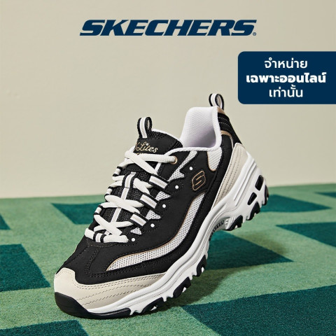 Skechers สเก็ตเชอร์ส รองเท้าผู้หญิง Women Online Exclusive Sport D'Lites Casual Shoes - 896204-BKGD Image1