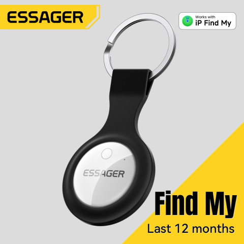 Essager อุปกรณ์ป้องกันการสูญหาย ใช้สำหรับติดตามตำแหน่งของกระเป๋าสตางค์ กุญแจ และสิ่งของอื่นๆ for ip Image1