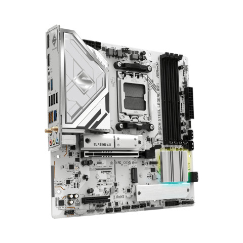 ASROCK B850M Steel Legend WiFi MainBoard (เมนบอร์ด) Micro-ATX DDR5 Support AMD Socket AM5 Ryzen™ 7-9000 Series Image3