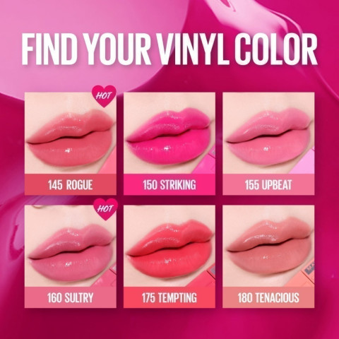 MAYBELLINE SUPER STAY VINYL INK LIPSTICK เมย์เบลลีน ซุปเปอร์สเตย์ ไวนิลอิงค์ ฟินิชฉ่ำวาว ติดทนนาน 16 ชม. (ลิปสติก) Image2