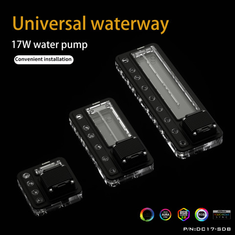 BARROW Distroplate DC17-SDB ปั้มติดถังพักน้ำ ขนาด 120/240/360mm Universal Integrated Waterway Board Image1