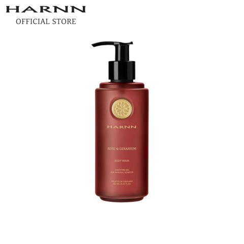HARNN ROSE & GERANIUM BODY WASH 250 ML. เจลอาบน้ำ ครีมอาบน้ำ ครีมทาผิว โลชั่นทาผิว ครีมบำรุงผิว เจลอาบน้ำกลิ่นหอม ผลิตภัณฑ์อาบน้ำ ผลิตภัณฑ์ดูแลผิว ผิวชุ่มชื่น Image1