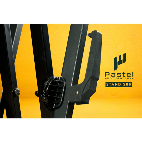 Pastel S88 ขาตั้งคียบอร์ด X คู่ มีตัวจับปรับระดับ Image2