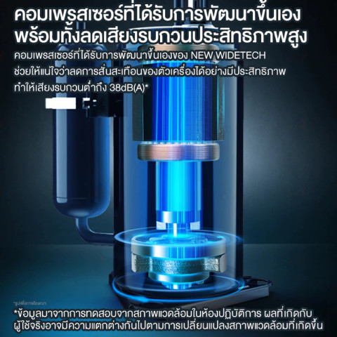 NEW WIDETECH Internet Dehumidifier เครื่องลดความชื้นอัจฉริยะรุ่น APP เชื่อมโยงลดความชื้นมัลติฟังก์ชั่น 12/16/18L/24/30L Image4