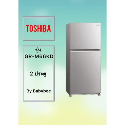 ขอบยางตู้เย็น TOSHIBA รุ่น GR-M66KD (2 ประตู) Image1