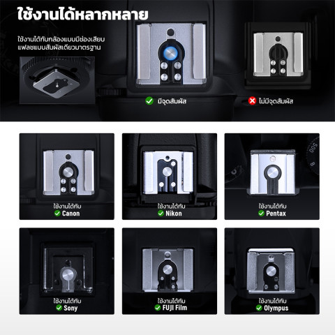 แฟลชกล้อง NEEWER Z160 พร้อมโหมดอัตโนมัติและคู่มือ & 1100mAh ในตัวแบตเตอรี่ Image2