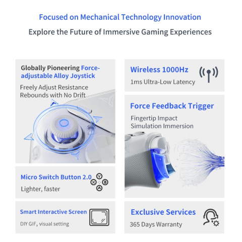 [ประกันศูนย์ไทย] จอยเกม  Flydigi Apex5 , Flydigi Apex4  จอยเกมส์ จอยเกมส์สำหรับมือถือ จอยเกมส์ pc  จอย nintendo switch Image6