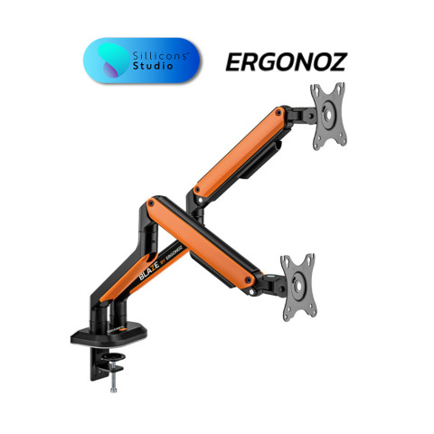 ERGONOZ ขาตั้งจอคอม แขนจับจอ ขาตั้งจอ ขาตั้งจอคอมพิวเตอร์ Monitor Arm รุ่น BLAZE สำหรับหน้าจอ 17 - 32 นิ้ว Image1