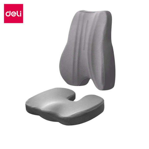 Deli เบาะรองหลัง เบาะรองนั่ง เพื่อสุขภาพ รองรับสรีระได้ดี ทรงสูง นั่งสบาย ลดอาการปวดเมื่อย Cushion
