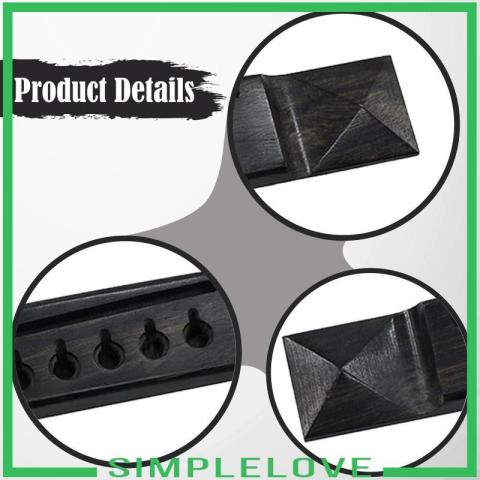 [เรียบง่าย] สะพานกีตาร์ไม้กีตาร์อะคูสติกสะพานไม้มะเกลืออานสําหรับหกสตริงกีตาร์ส่วนทดแทนวัสดุทนทานเหมาะสําหรับของขวัญให้ตกแต่งบ้าน Image4