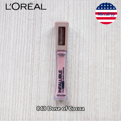 LOreal® Infallible Pro Matte Liquid Lipstick 6.3 ml ลอรีอัล อินฟอลลิเบิล โปร-แมท ลิปสติกเนื้อแมตต์ สีสวย ติดทน Image1