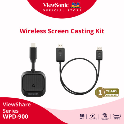 Viewsonic ViewShare WPD-900 Wireless Screen Casting Kit  (ชุดฉายภาพแบบไร้สาย) Image1