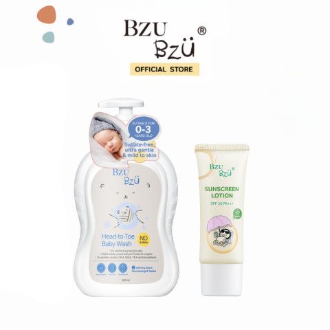 [แพ็คคู่] BZU BZU Head-to-Toe Baby Wash กลิ่น Calming Scent 600ml Image5
