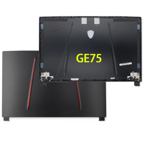 ใหม่สําหรับ MSI GE75 GP75 GL75 9SD MS-17E1 17E5 หน้าจอ LCD ปกหลังบานพับด้านหน้าเสือดาวแล็ปท็อปกรณีสกรู 17.3 นิ้ว Image3