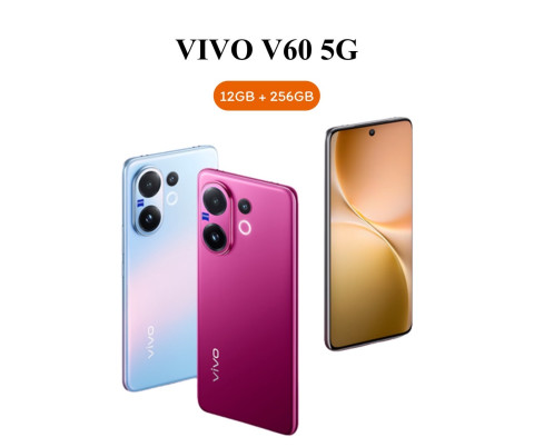 (New) vivo V60 (12+256GB) ทนน้ำทนฝุ่น IP68 & IP69 กล้องหลัง 50MP ZEISS Super Telephoto Portrait แบตเตอรี่ 6500mAh 90W Flashcharge รับประกันศูนย์ 1ปี Image2
