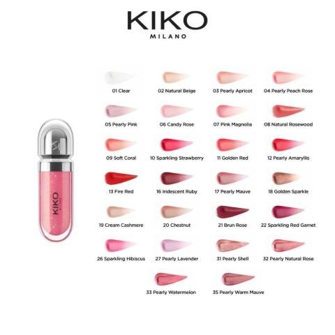 KIKO MILANO 3d Hydra Lipgloss ทรีดี ไฮดร้า ลิปกลอส (ลิปสติก ลิปเนื้อน้ำ ลิปฉ่ำ ลิปจิ้มจุ่ม ลิปกลอสฉ่ำวาว) Image5