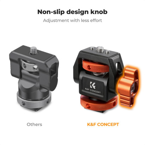 K&F Field Monitor Mount Holder Swivel (KF31.133) Image6