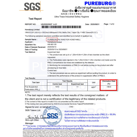 Amway Atmosphere Sky 120539T เครื่องฟอกอากาศ แทนที่ (มี RFID)ไส้กรองอากาศ HEPA สำหรับเครื่อง Image4