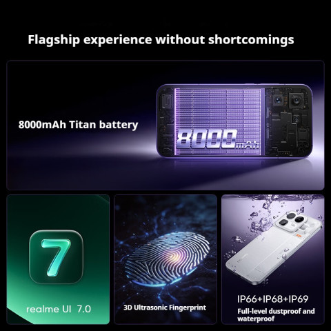 Realme Neo 8 Snapdragon 8 Gen 5 6.78" 8000mAh 80W Realme Neo 7 Turbo Dimensity 9400e Realme Neo8 | รับประกัน 12 เดือน Image4