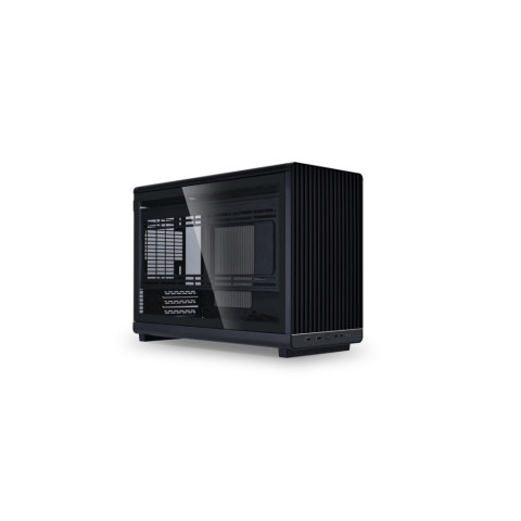 Lian Li DAN Cases A3-mATX แผงกระจกนิรภัยด้านซ้ายและแผงไม้ - สีดําและสีขาว Image3