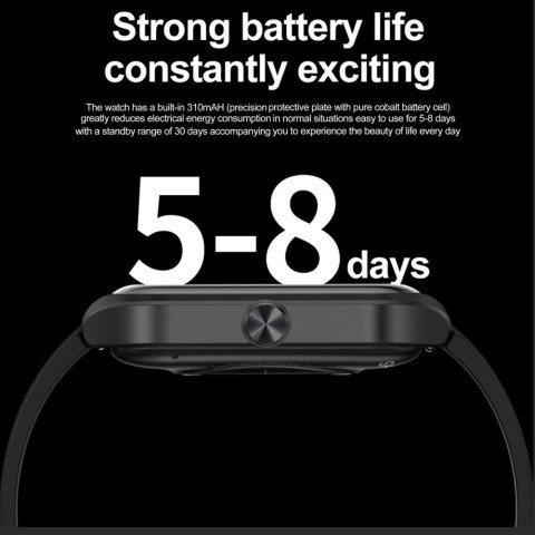 นาฬิกาอัจฉริยะ Kawa T56 วัดน้ำตาลในเลือด วัดอัตราการเต้นหัวใจ กันน้ำ วัดแคลลอรี่ รองรับภาษาไทย Smart watch Image3