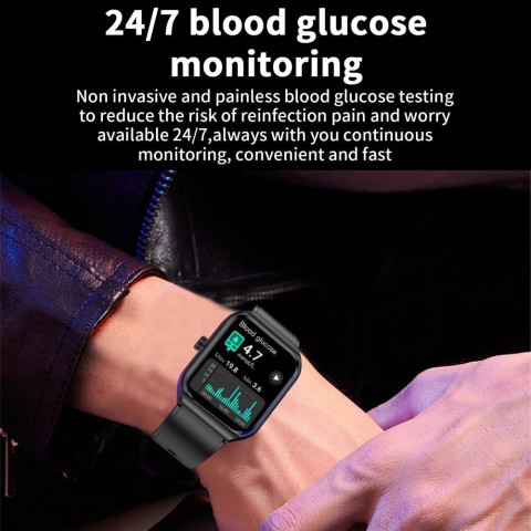 นาฬิกาอัจฉริยะ Kawa T56 วัดน้ำตาลในเลือด วัดอัตราการเต้นหัวใจ กันน้ำ วัดแคลลอรี่ รองรับภาษาไทย Smart watch Image5