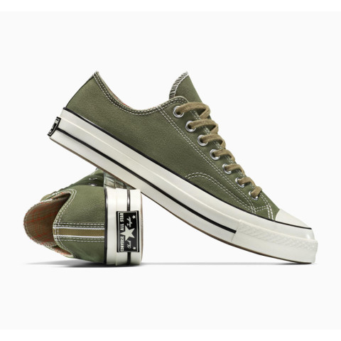 CONVERSE รองเท้า CHUCK 70 SCHOOL DAZE OX GREEN ผู้ชาย A13292CM_F5GNXX Image4