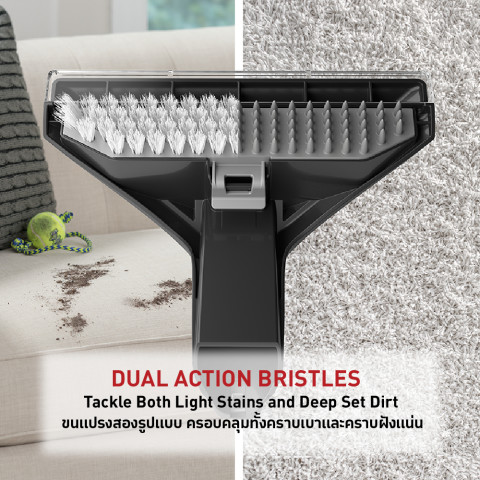 [ประกัน2ปี] Hoover CleanSlate Pro Max เครื่องทำความสะอาดพรม เบาะ และโซฟา พร้อมหัวแปรงหลายแบบสำหรับทุกพื้นที่การใช้งาน Image6