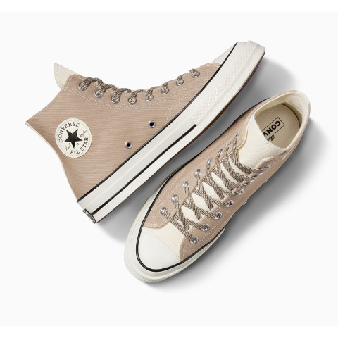 CONVERSE รองเท้าผ้าใบ รุ่น CHUCK 70 ART OF OUTDOOR HI BROWN/CREAM ผู้ชาย A09201CM_F4BRCM Image3