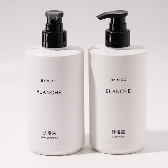 BYREDO BLANCHE White Romance Shampoo 450ml Hair Conditioner Bath Gel Body Lotion ชุดดูแลผมและร่างกายสุดหรูหรา