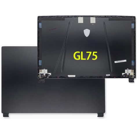 ใหม่สําหรับ MSI GE75 GP75 GL75 9SD MS-17E1 17E5 หน้าจอ LCD ปกหลังบานพับด้านหน้าเสือดาวแล็ปท็อปกรณีสกรู 17.3 นิ้ว Image4