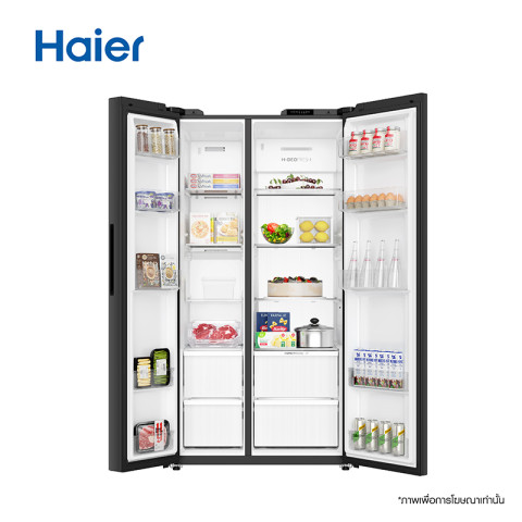 Haier ตู้เย็น Side by Side อินเวอร์เตอร์ ความจุ 20.1 คิว/569 ลิตร รุ่น EHRS567ONL Image4