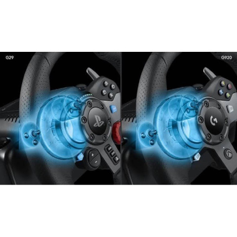 [ประกันศูนย์ไทย 2 ปี] Logitech G29 G923 ชุดจอยพวงมาลัย พร้อมเกียร์ Driving Force Shifter Image4