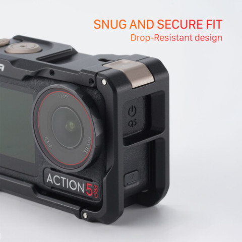 Tilta อลูมิเนียมกรงกล้องเต็มรูปแบบสําหรับ Dji action 3Dji action 4Dji action 5 pro Image5