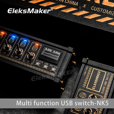 EleksMaker Zonealized ซ็อกเก็ตสวิตช์ควบคุมด้วยเสียง USB ชุบทอง สไตล์เรโทร สําหรับของขวัญแฟนหนุ่ม NK Image1