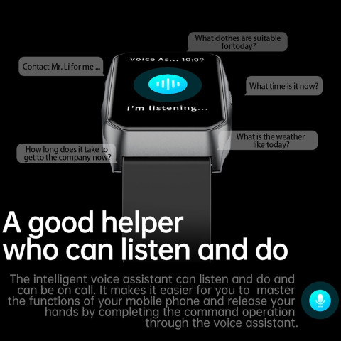 นาฬิกาวัดระดับน้ำตาลในเลือดแบบไม่รุกล้ำสมาร์ทวอท์ชวัดความดันโลหิตนาฬิกาอัจฉริยะแบบไม่รุกล้ำสำหรับผู้ชายผู้หญิงสร้อยข้อมือโทรผ่านบลูทูธนาฬิกาข้อมือสายรัดข้อมือฟิตเนสกีฬากันน้ำสำหรับแอนดรอยด์และ IOS Image3