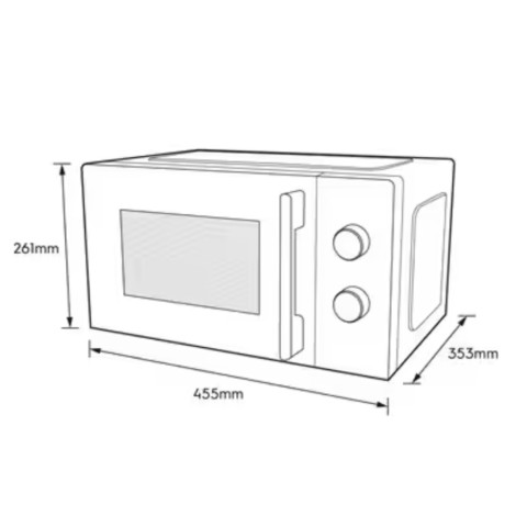 💥พร้อมส่ง💥 ELECTROLUX ไมโครเวฟ EMM23K22B 23L / EMM25D22BM 25L / EMM30D22BM 30L 800W | ประกัน 2 ปี Image6