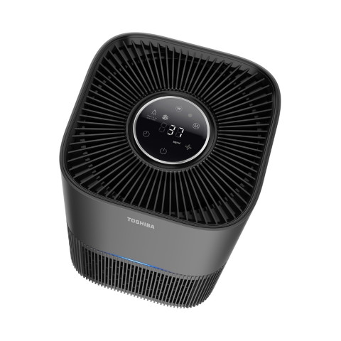Toshiba เครื่องฟอกอากาศ PM2.5  ชุดกรองฝุ่น HEPA ดักจับฝุ่น 0.3ไมครอน มี UV ทำงานเงียบ ห้อง 31 ตร.ม (สีดำ) TAP-YD25UTH(H) Image2