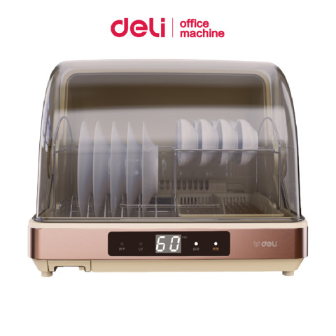 Deli เครืองอบฆ่าเชื้อภาชนะ ฆ่าเชื้อด้วยลมร้อน จอแสดงผลดิจิตอล จัดเก็บจานเป็นระเบียบ Dish Sterilizer Image1