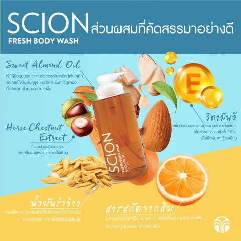 ซีออน เฟรช บอดี้ วอช | Scion Fresh Body Wash Image3