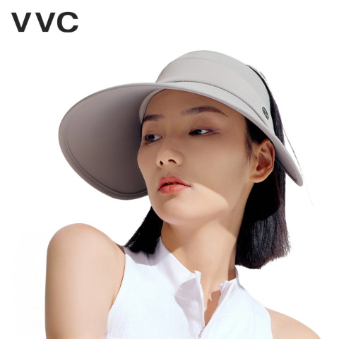 VVC หมวกกันแดดผู้หญิงปีกกว้างรอบด้าน UPF50+ ป้องกันใบหน้า สำหรับกลางแจ้ง Image5