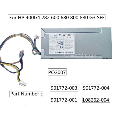 พาวเวอร์ซัพพลาย Power Supply For HP 280 288 800 600 G3 MT Module 310W PCG007 901772-001 4Pin+4Pin +Data 7Pin(3-wire) Image7