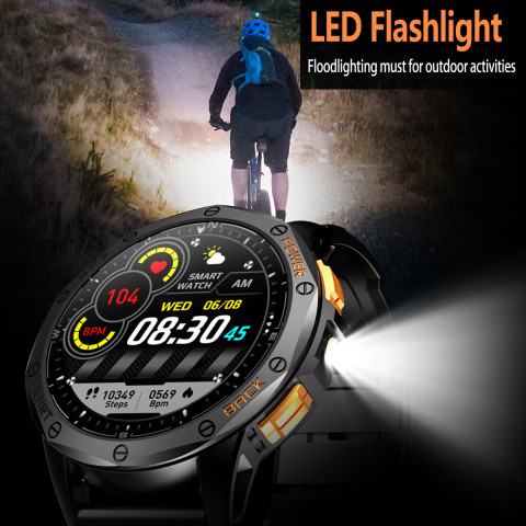 สมาร์ทวอทช์ K67 NineWindGPSบลูทูธระดับความสูงความดันอากาศเข็มทิศการตรวจสอบสุขภาพนาฬิกาว่ายน้ำ1.43สุขภาพที่ชาญฉลาดและนาฬิกากีฬา Image5