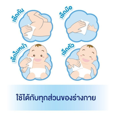 MamyPoko Line มามี่โพโค ไวพส์ ทิชชู่เปียก พรีเมี่ยม ซอฟท์ ไลน์ 20 ชิ้น (24 แพ็ค) Image6