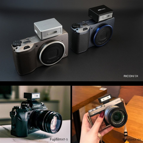 แฟลชจิ๋ว มินิแฟลช Flash MEDALight F1 แฟลชหัวกล้อง มีแบตในตัว (ประกันศูนย์ 1 ปี) แฟลชกล้อง Ricoh GR IIIFujifilm และอื่นๆ Image4
