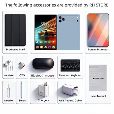 Tablet I17 Promax Tablet Sim4G/5G+Wifi 16Gb+1024Gb Android 15 ประกัน1ปี Image1