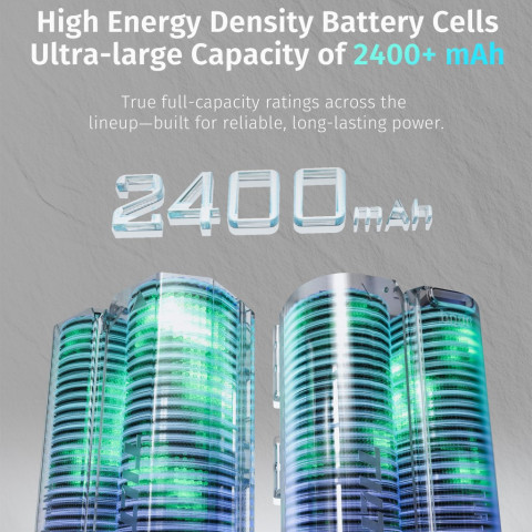 TILTA เครื่องชาร์จแบตเตอรี่กล้อง 4 ช่อง 2400mAh Sony NP-FZ100 เครื่องชาร์จแบตเตอรี่ NP-W235 / DMW-BLK22 / EN-EL15 / LP-E6 เครื่องชาร์จแบตเตอรี่กล้อง FX3 A6600 A6700 A7R4 A7C zve Image2